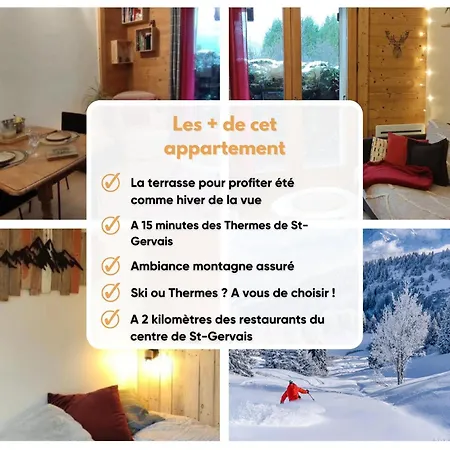 Apartamento Petit Cocon Proche Gervais Saint-Gervais-les-Bains